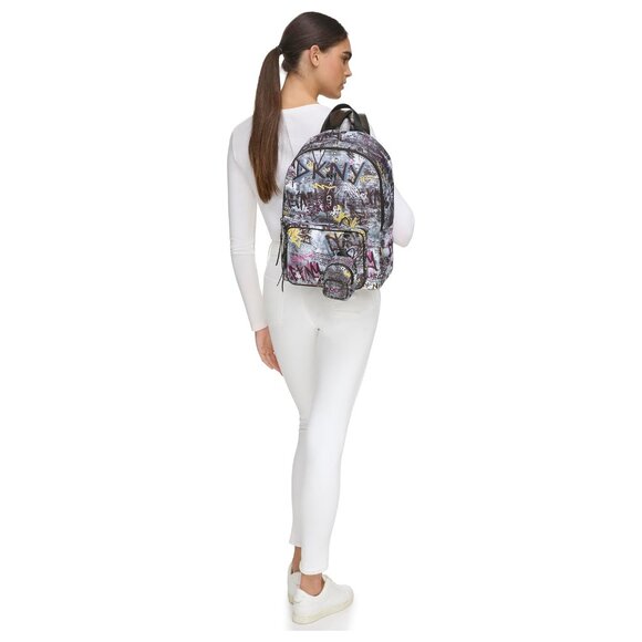 DKNY Bodhi Graffiti Backpack main image 7
